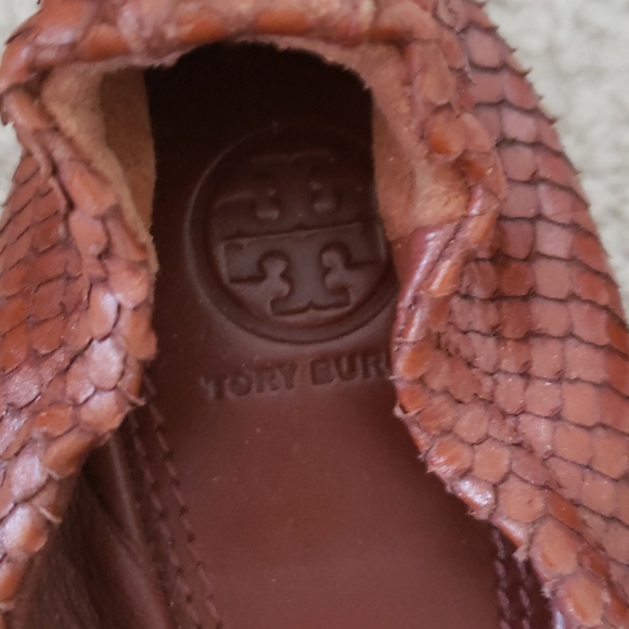 Tory Burch Snake Print Flats - Picture 4 of 5